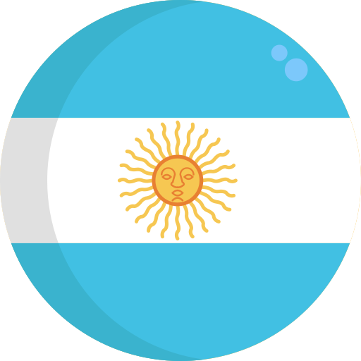Bandera/elemento Argentina para bloque de eventos y torneos